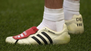 Adidas Predator Mania Champagne football boots review - David Beckham wears Predator Mania football boots