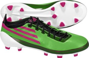 The 6 worst football boots ever - Adidas F50 Adizero (Intense green and pink)