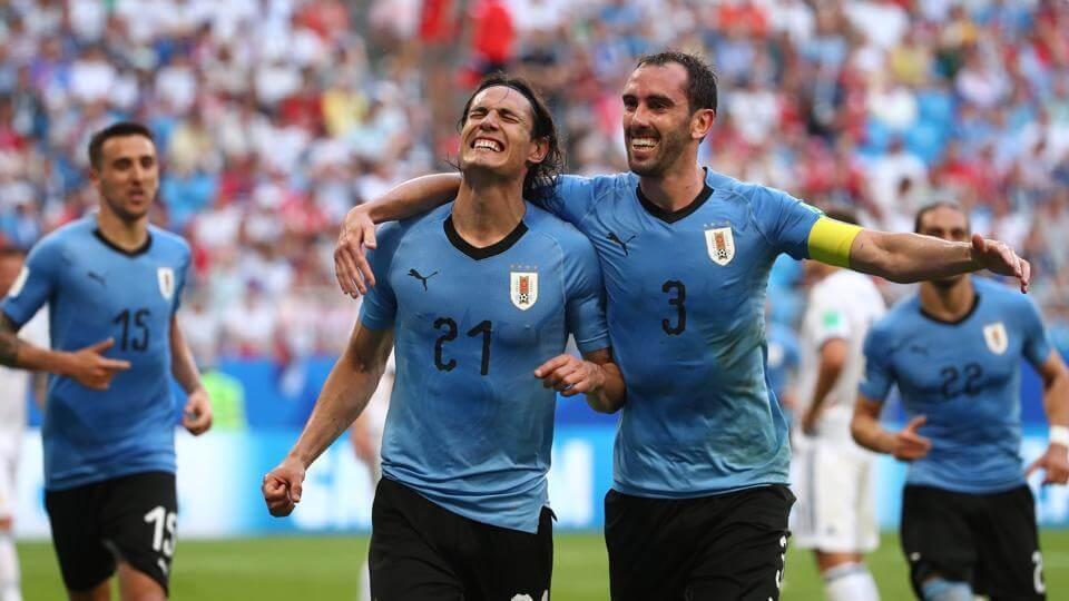 Uruguay are looking strong as they beat Russia 3-0 in the World Cup