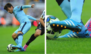 David Silva wear adidas predator 18.1 football boots