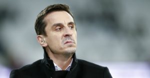 Gary Neville is not impressed