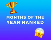 Months of the year ranked