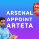 Arsenal appoint Arteta