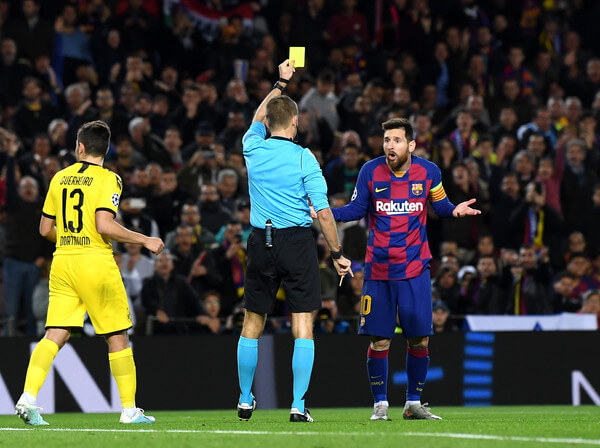 Turpin gives Messi a yellow card very brave - 5 surprising things we learnt on our trip to Nou Camp