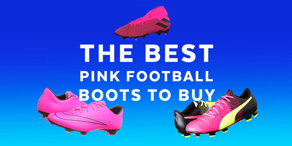 ladies pink football boots