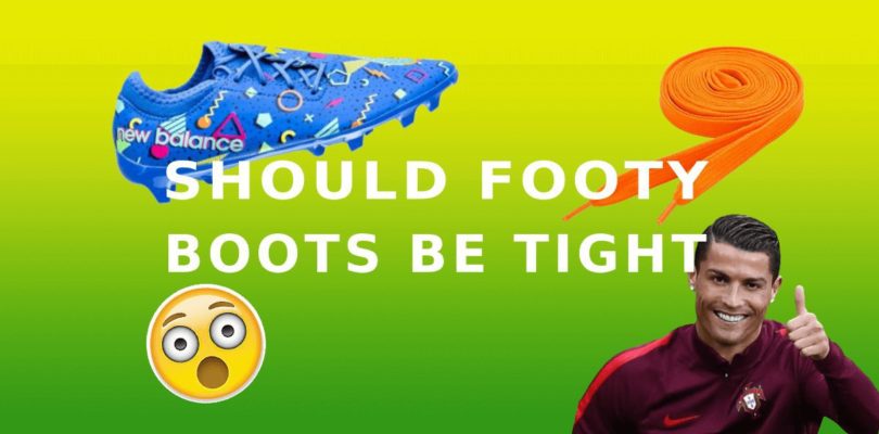 Should Football boots be tight
