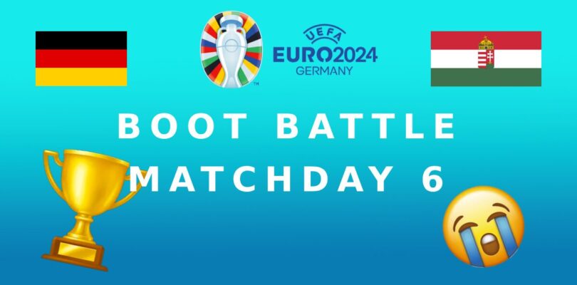 Euro 2024 Boot Battle - Matchday 6 Game of the Tournament